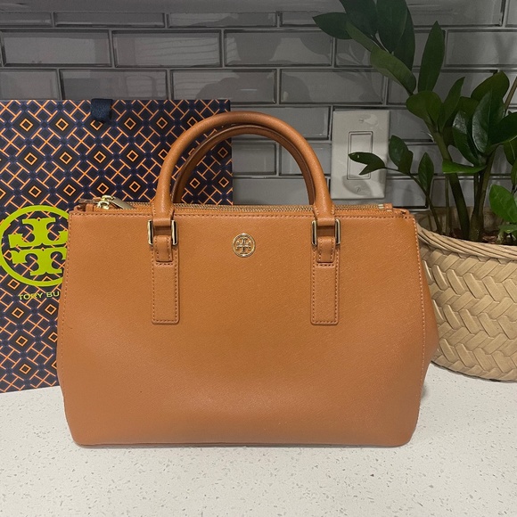 Tory Burch Robinson Double Zip Tote - Picture 1 of 13